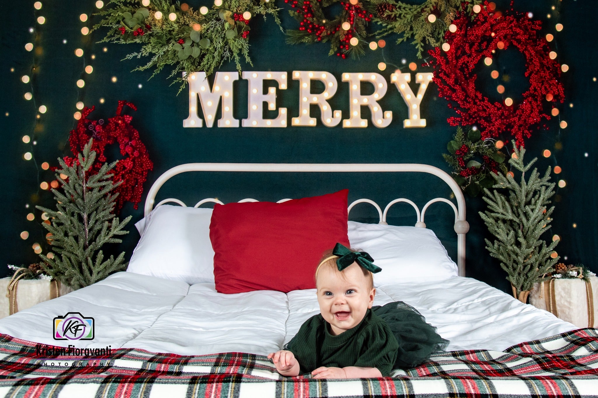 Kate Frohe Weihnachten Backdrop Sparkle Kopfteil von Mandy Ringe Photography - Kate Backdrop.de