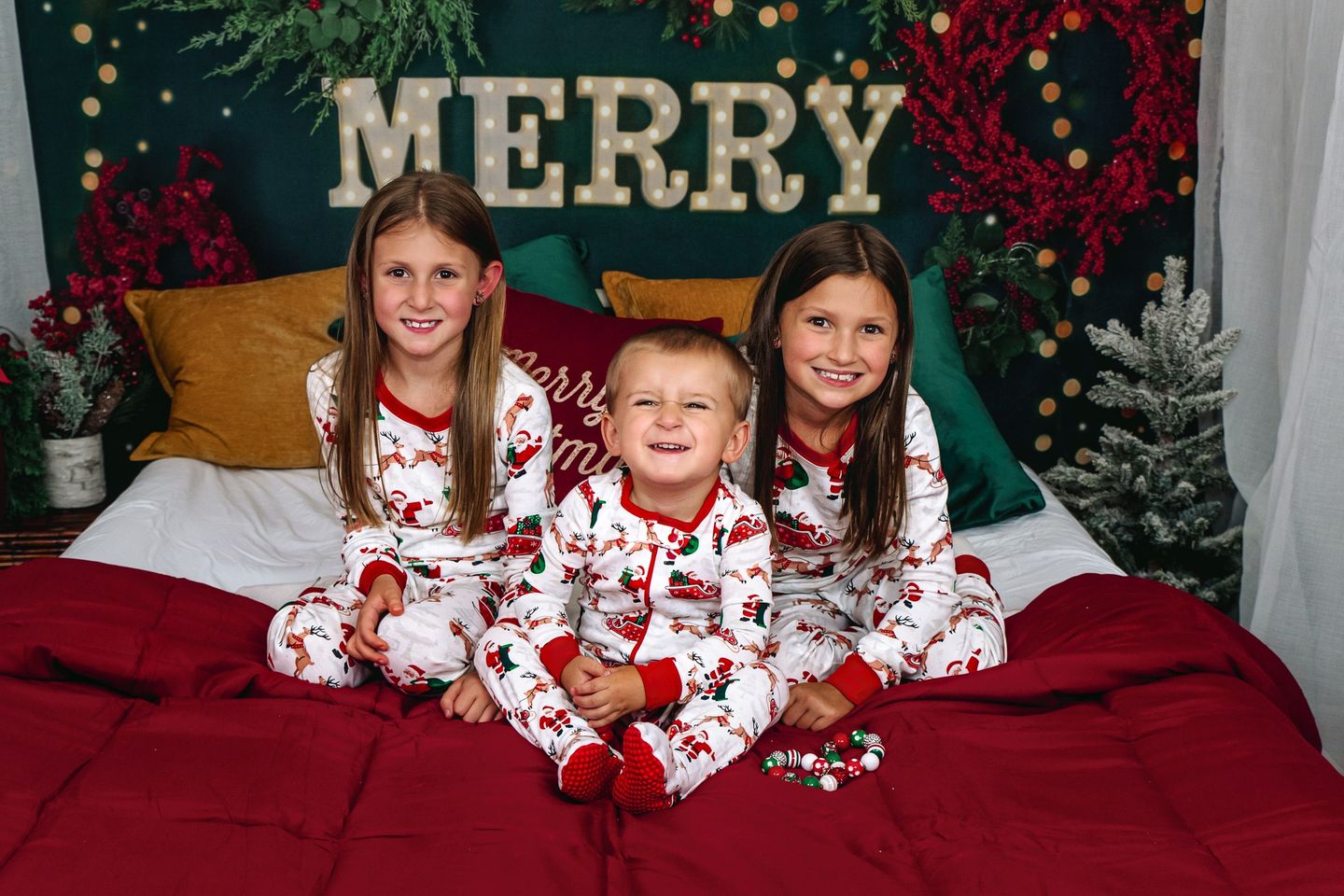 Kate Frohe Weihnachten Backdrop Sparkle Kopfteil von Mandy Ringe Photography - Kate Backdrop.de