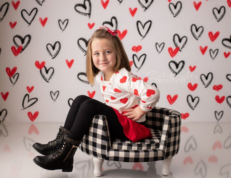 Kate Valentinstag Weiß Fleece Hintergrund - Kate Backdrop.de