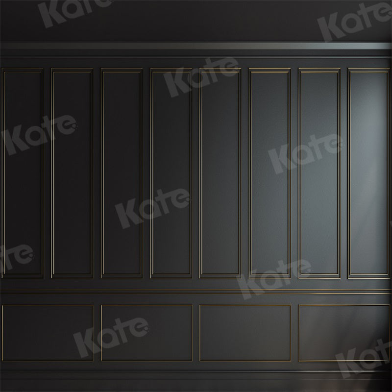 Kate Schwarzer Retro-Wandhintergrund für Fotografie - Kate Backdrop.de