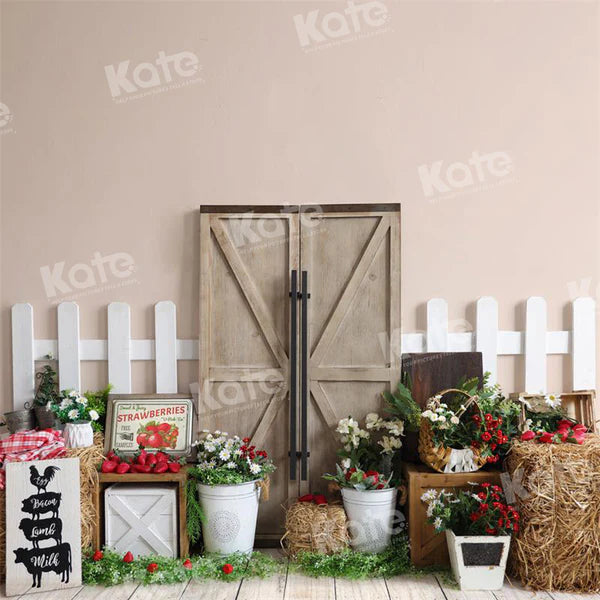 Kate Sommerfrisches Obst Bauernhof Hintergrund für Fotografie - Kate Backdrop.de