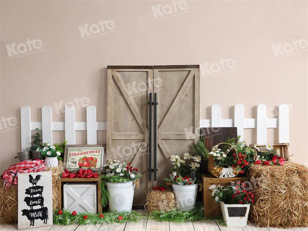 Kate Sommerfrisches Obst Bauernhof Hintergrund für Fotografie - Kate Backdrop.de