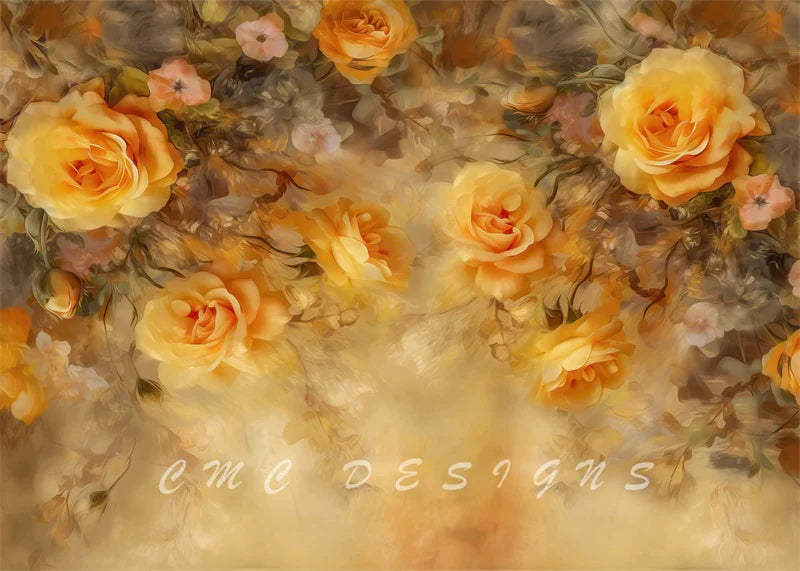 Super Sale-B Kate Warm gemalte Blume Hintergrund von Candice Compton