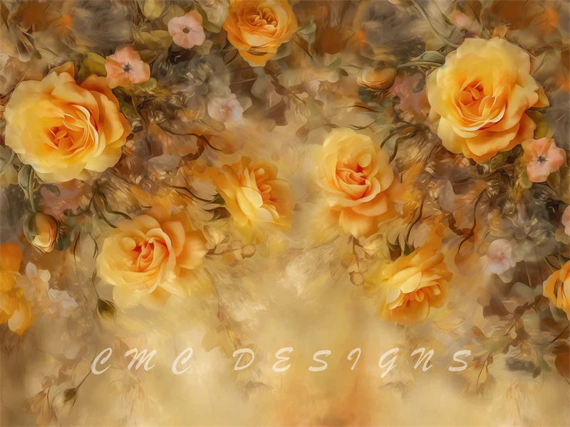 Super Sale-B Kate Warm gemalte Blume Hintergrund von Candice Compton