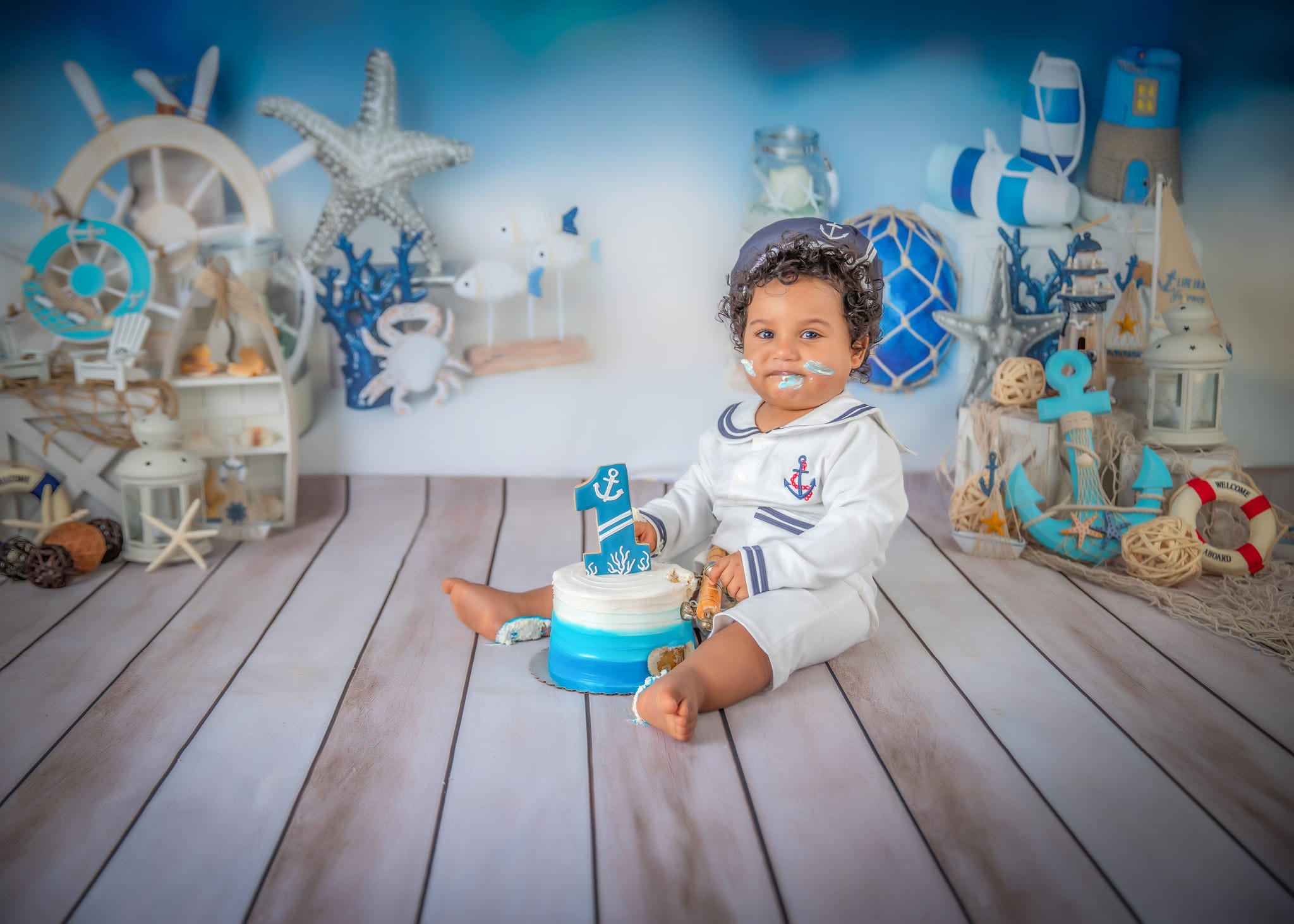 Kate Sommer Cape Side am Meer Hintergrund von Krystle Mitchell Photography - Kate Backdrop.de