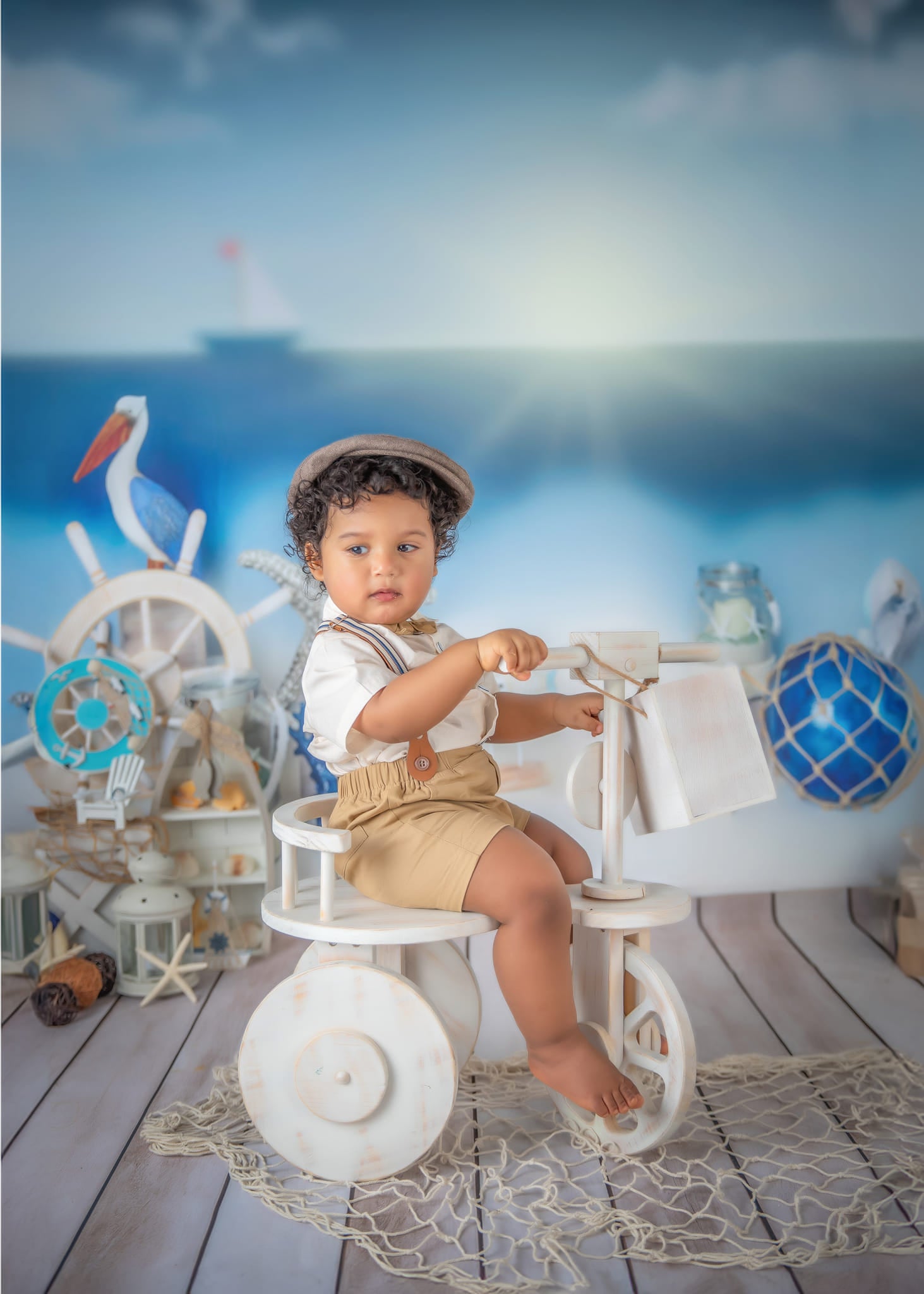 Kate Sommer Cape Side am Meer Hintergrund von Krystle Mitchell Photography - Kate Backdrop.de