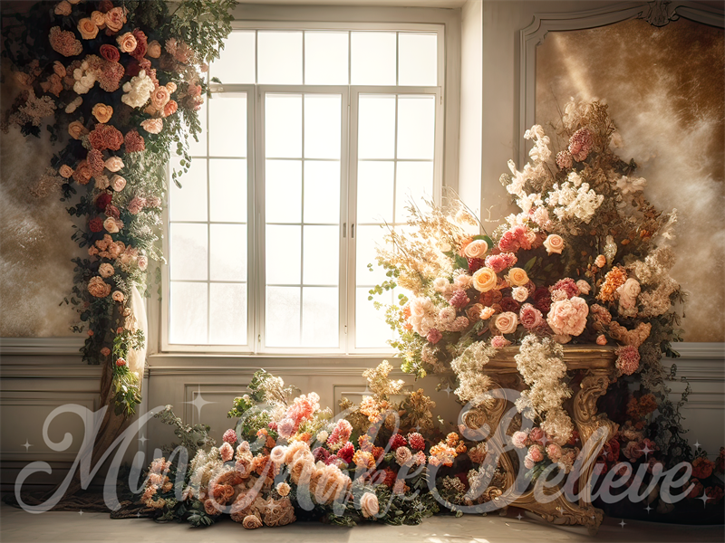 Kate Painterly Fine Art Rose Zimmer Geburtstag Hochzeit Feier Hintergrund von Mini MakeBelieve