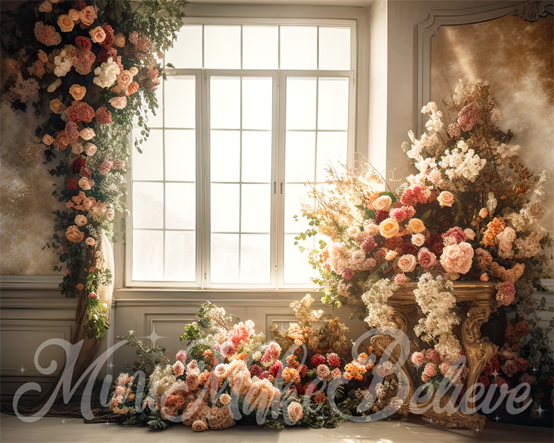 Kate Painterly Fine Art Rose Zimmer Geburtstag Hochzeit Feier Hintergrund von Mini MakeBelieve - Kate Backdrop.de