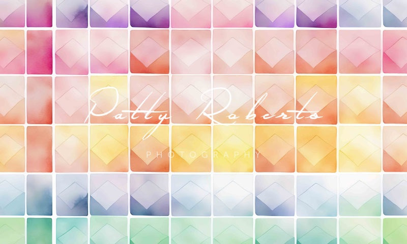 Kate Buntes Chaos Cake Smash Hintergrund von Patty Roberts - Kate Backdrop.de