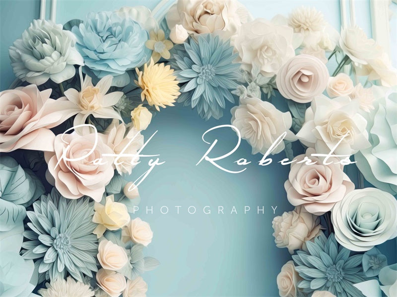 Kate Blumenmalerisches Märchenland Hochzeitshintergrund von Patty Roberts