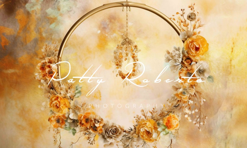 Kate Malerischer Garten Symphony Warmer floraler Hintergrund von Patty Roberts