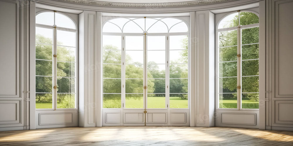 Kate Hochzeitsfotografie Fenster vom Boden bis zur Decke Fenster Interieur Hintergrund von Chain Photography - Kate Backdrop.de
