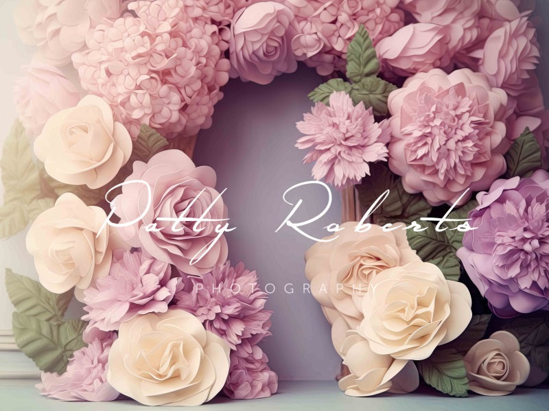 Kate Duftende Lavendel Floral Hochzeit Hintergrund von Patty Roberts - Kate Backdrop.de