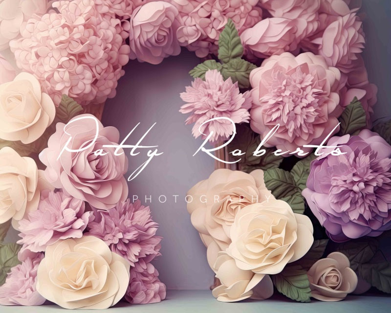Kate Duftende Lavendel Floral Hochzeit Hintergrund von Patty Roberts - Kate Backdrop.de