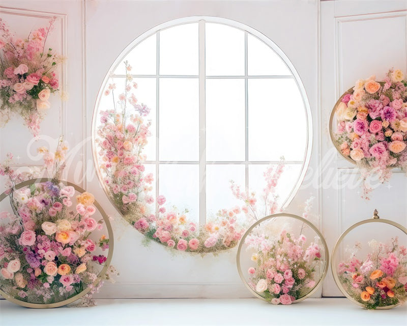 Kate Helles Zimmer mit Blumenkranz Hintergrund von Mini MakeBelieve