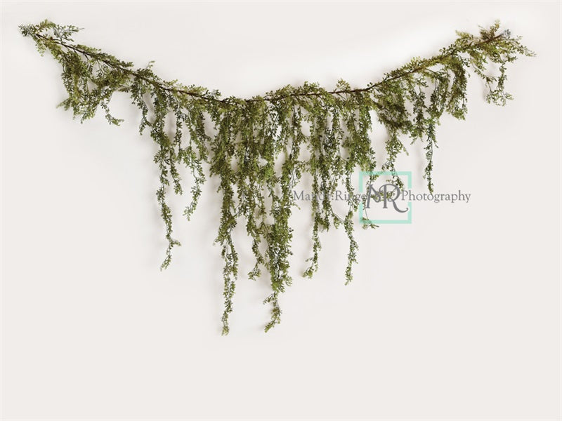Kate Frühling/Sommer Rebengirlande auf weißem Hintergrund von Mandy Ringe Photography - Kate Backdrop.de