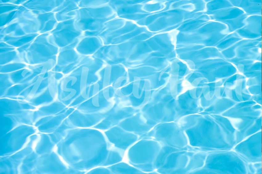Kate Sommer Schwimmbad Boden Hintergrund von Ashley Paul - Kate Backdrop.de