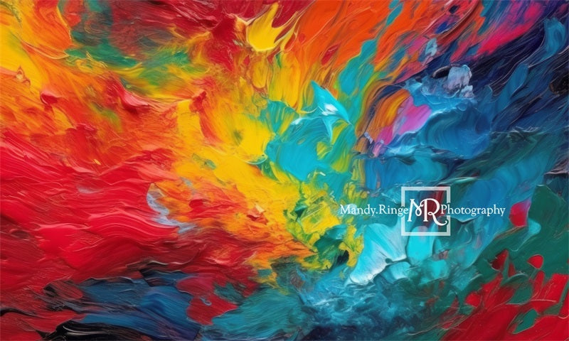 Kate Abstrakt Regenbogen Farbe Hintergrund von Mandy Ringe Photography - Kate Backdrop.de