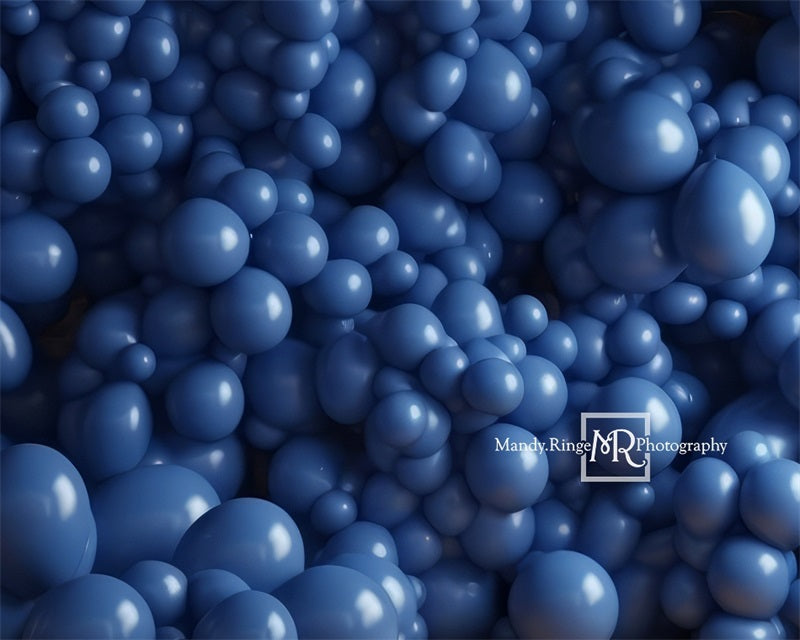 Kate Blaue Ballon Wand Geburtstag Hintergrund von Mandy Ringe Fotograf - Kate Backdrop.de