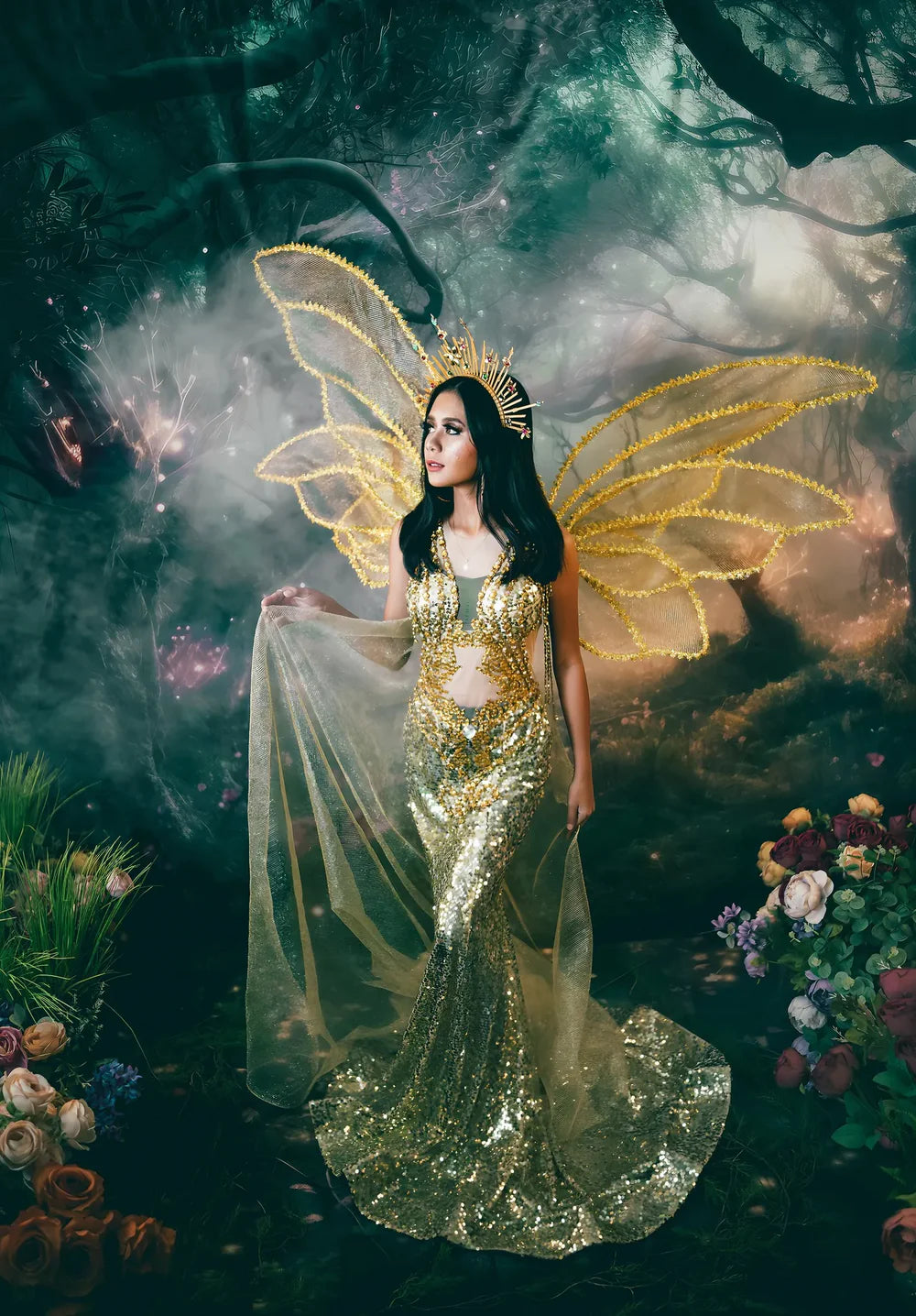 Kate Fantasy Traum Wald Hintergrund+Fantasy Boden Hintergrund - Kate Backdrop.de