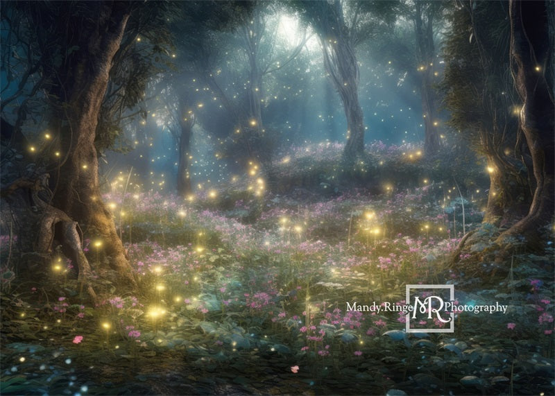 Kate Verzauberte Frühling Fairy Forest Hintergrund von Mandy Ringe Fotograf