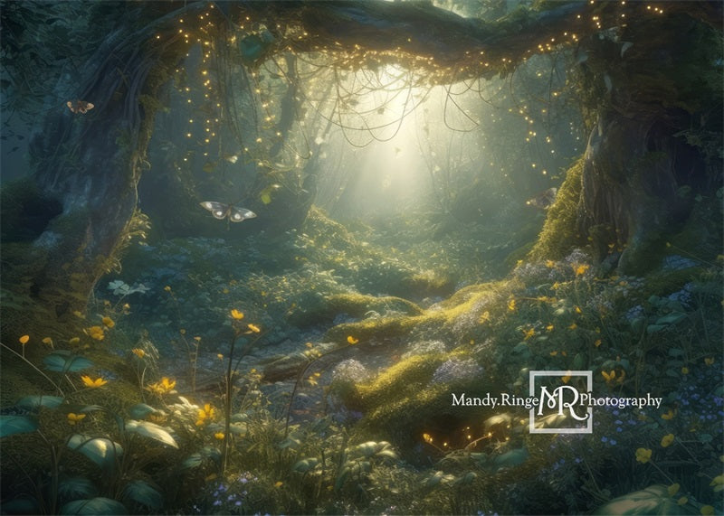 Kate Verzauberte Sommer Fairy Forest Hintergrund von Mandy Ringe Fotograf