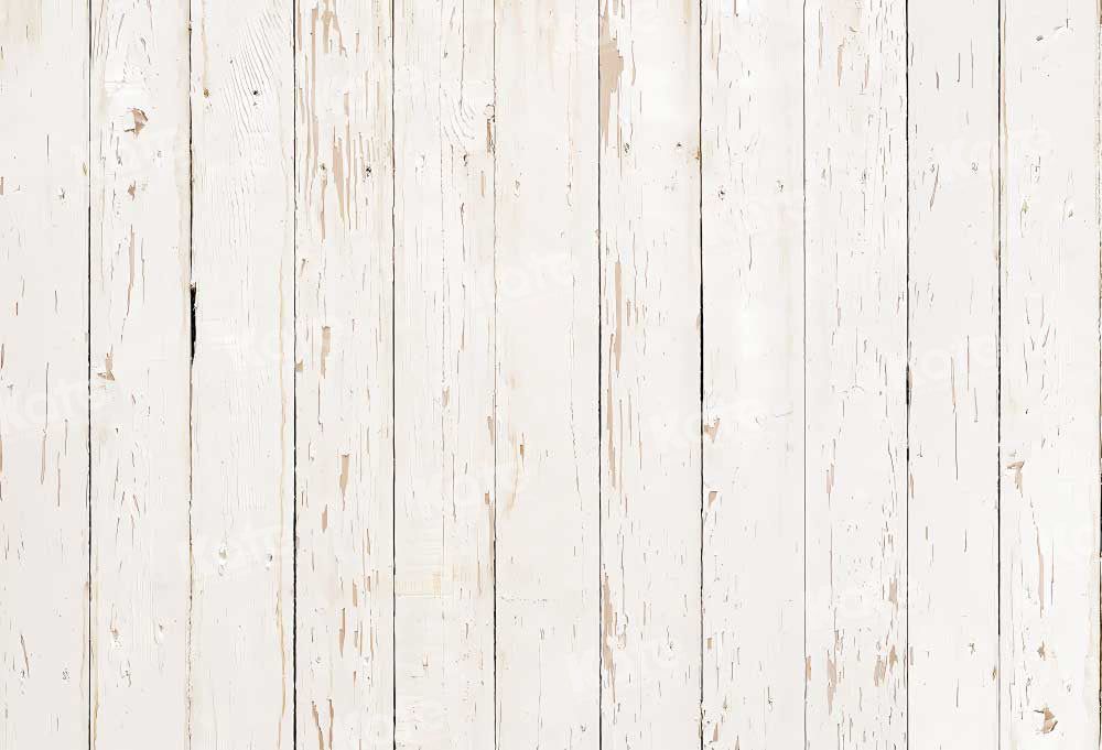 Kate Weiß Holzboden Fleece Hintergrund