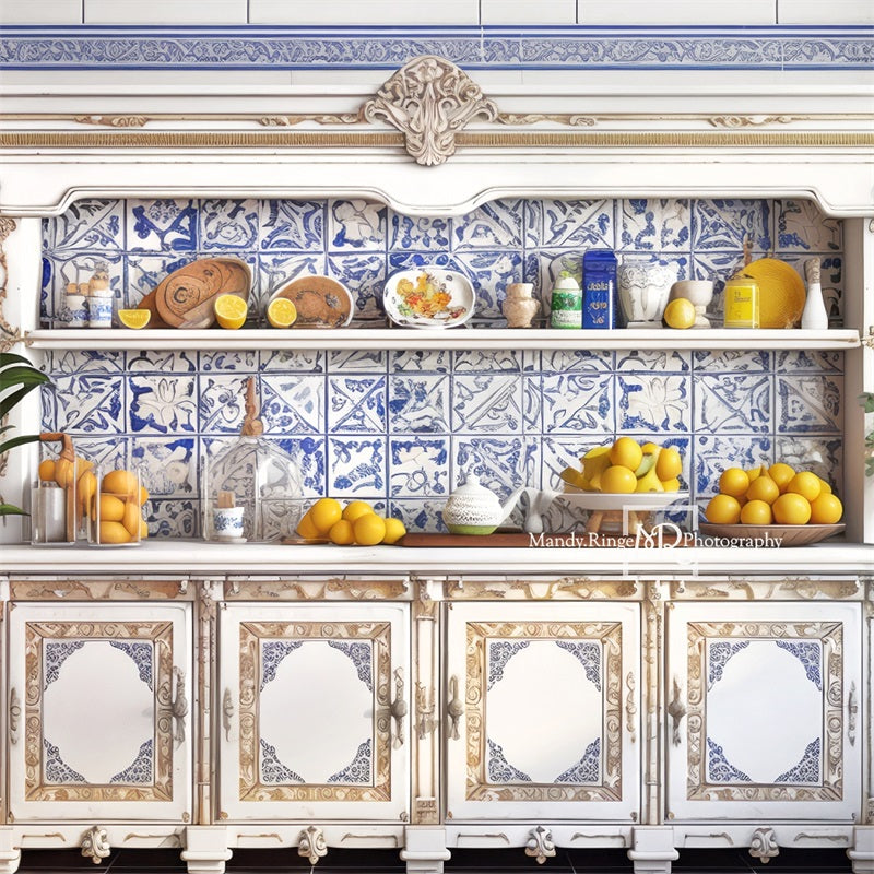Kate Sommer mediterrane Limonade Küche Hintergrund von Mandy Ringe Fotograf