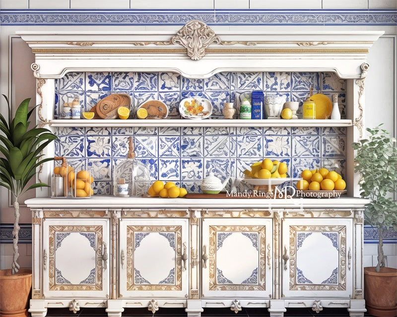 Kate Sommer mediterrane Limonade Küche Hintergrund von Mandy Ringe Fotograf