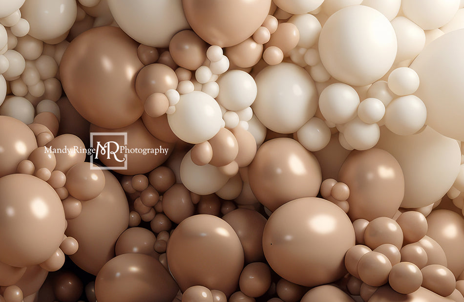 Kate Neutrale Ballon Wand Hintergrund von Mandy Ringe Fotograf - Kate Backdrop.de