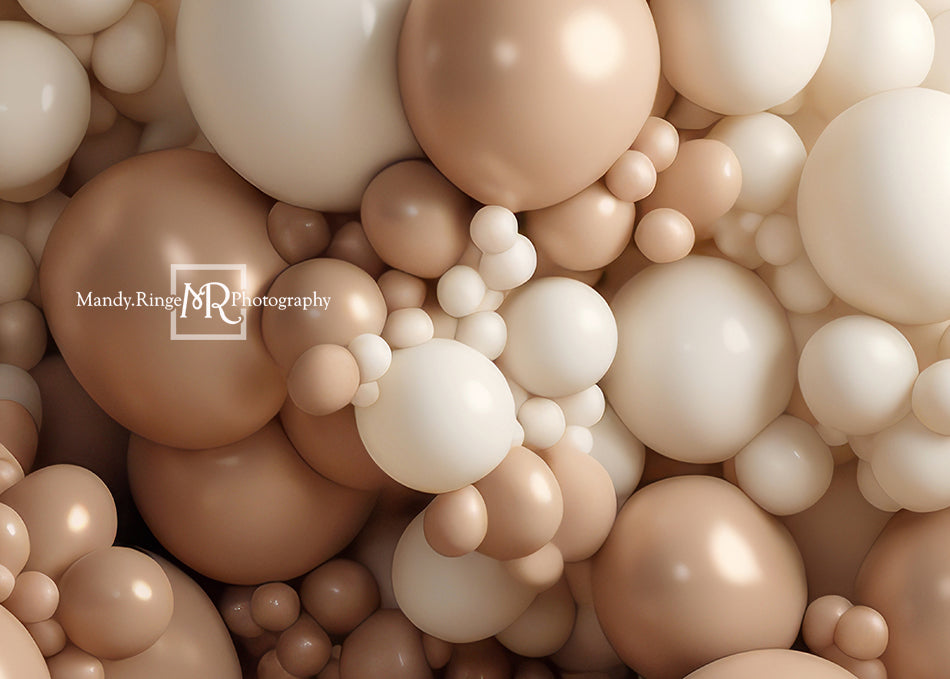 Kate Neutrale Ballon Wand Hintergrund von Mandy Ringe Fotograf - Kate Backdrop.de