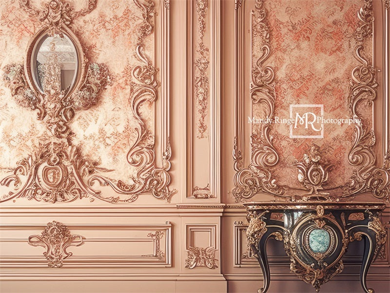 Kate Verzierte viktorianische Prinzessin Schlafzimmer Wand Boudoir Hintergrund von Mandy Ringe Fotograf - Kate Backdrop.de