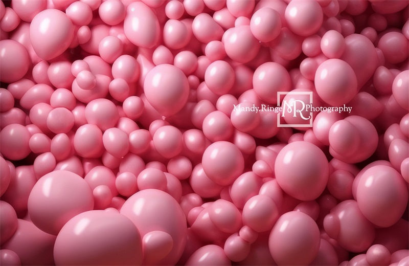 Kate Rosa Ballon Wand Hintergrund von Mandy Ringe Fotograf - Kate Backdrop.de