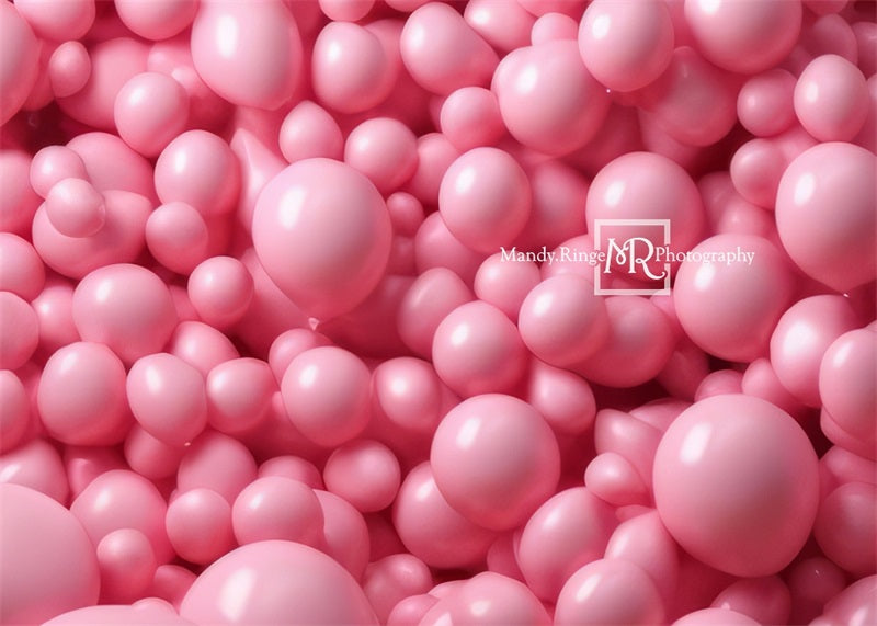 Kate Rosa Ballon Wand Hintergrund von Mandy Ringe Fotograf - Kate Backdrop.de