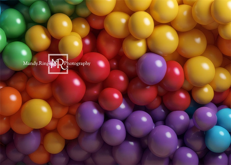 Kate Regenbogen Ballon Wand Hintergrund von Mandy Ringe Fotograf - Kate Backdrop.de