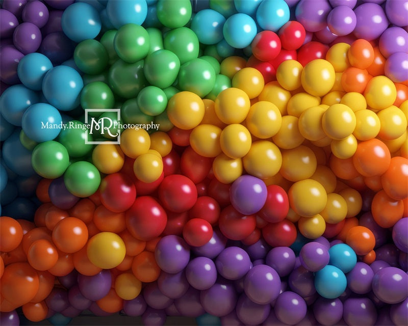 Kate Regenbogen Ballon Wand Hintergrund von Mandy Ringe Fotograf - Kate Backdrop.de