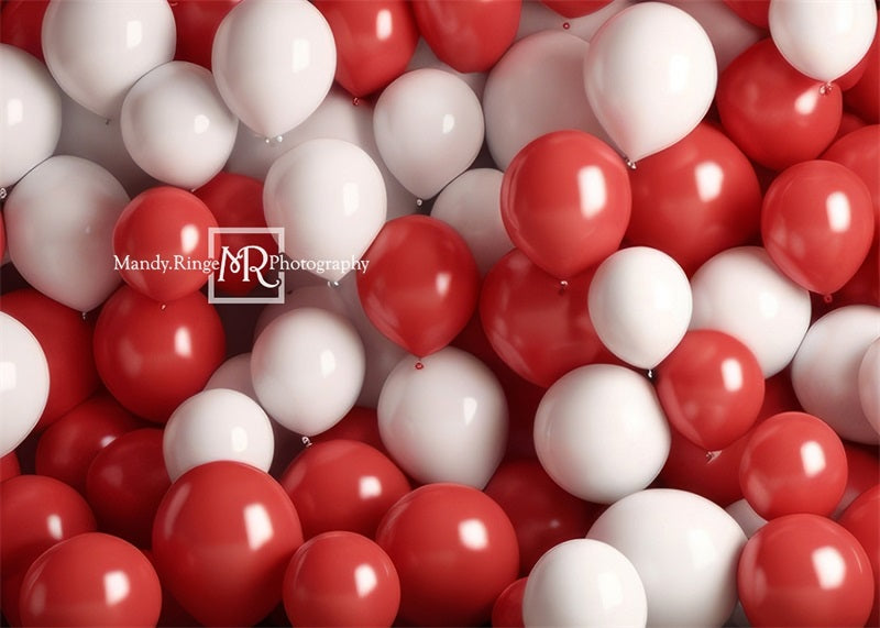 Kate Roter und weißer Ballon-Hintergrund von Mandy Ringe Fotograf - Kate Backdrop.de
