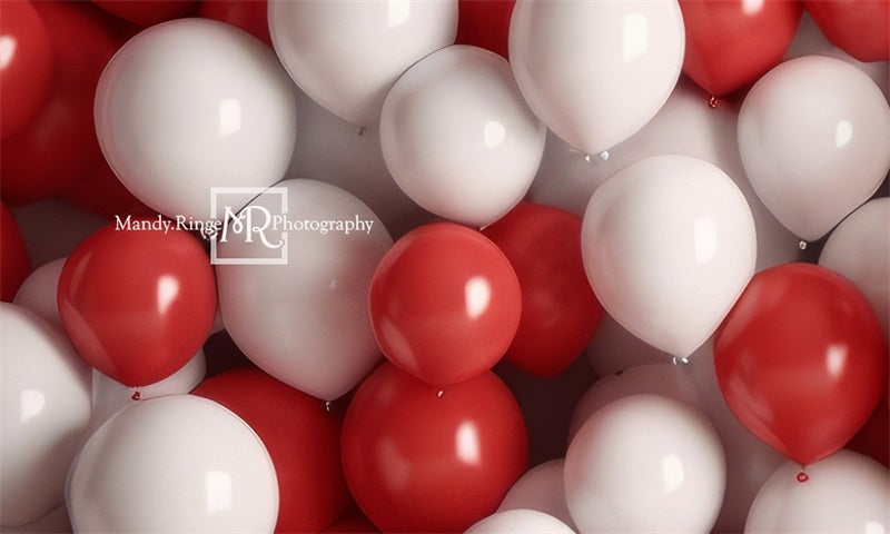 Kate Roter und weißer Ballon-Hintergrund von Mandy Ringe Fotograf - Kate Backdrop.de