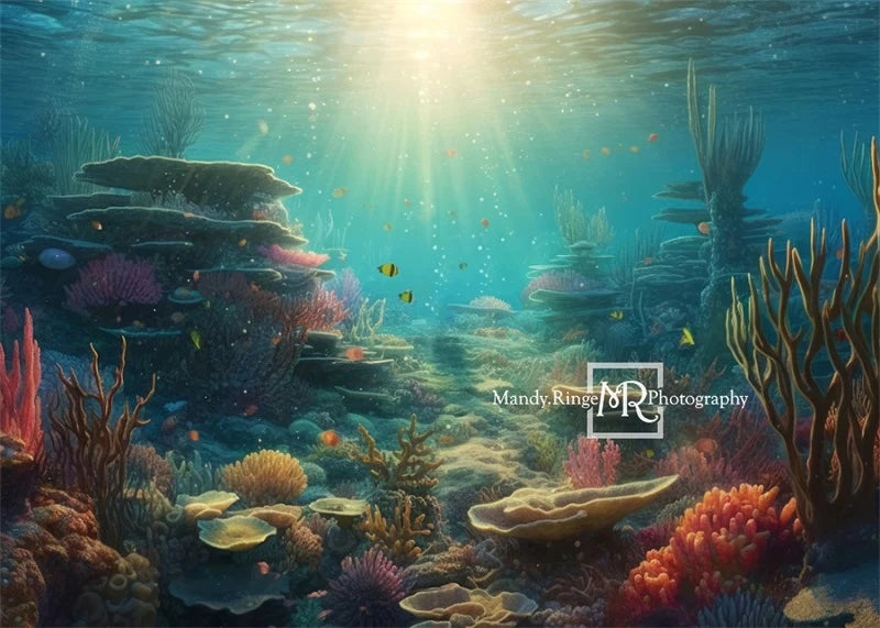 Kate Sommer Unterwasser Ozean Szene Hintergrund von Mandy Ringe Fotograf