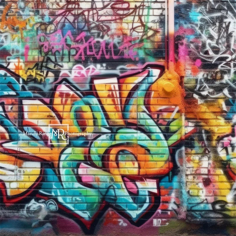 Kate Urbaner Graffiti Wandhintergrund von Mandy Ringe Fotograf