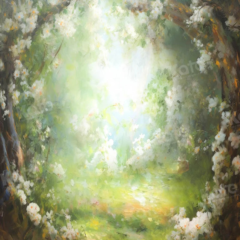 Kate Kunst Fantasie Blumenbogen Frühling/Sommer Hintergrund Entworfen von GQ