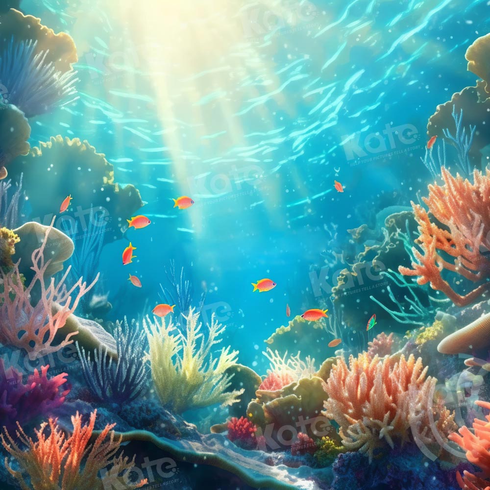 Kate Sommer Meer Unterwasserwelt im Hintergrund von Chain Photography