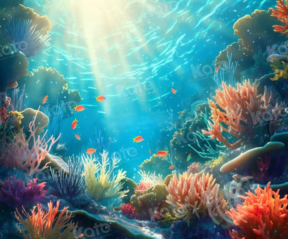 Kate Sommer Meer Unterwasserwelt im Hintergrund von Chain Photography