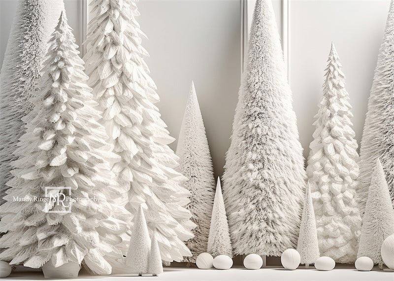 Kate Ganz weiße Weihnachten -Baum Hintergrund von Mandy Ringe Fotograf - Kate Backdrop.de