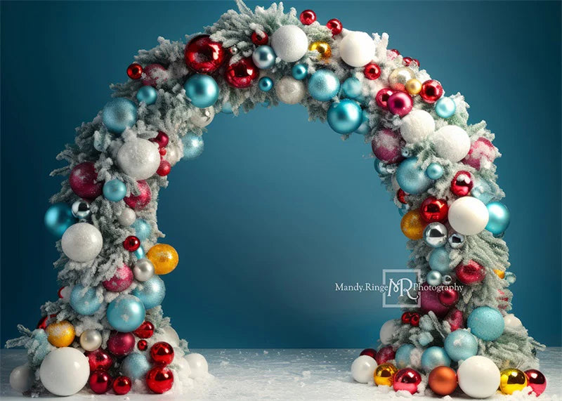 ⚡Blitzangebote #2-Kate Weihnachten Geburtstag Ornament Bogen Hintergrund - Kate Backdrop.de