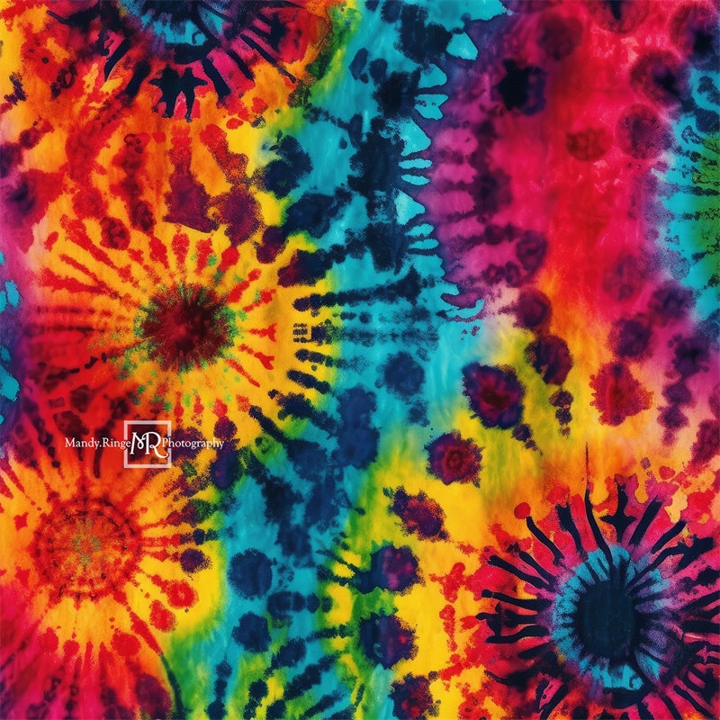 Kate Groovy Tie Dye Hintergrund von Mandy Ringe Fotograf - Kate Backdrop.de