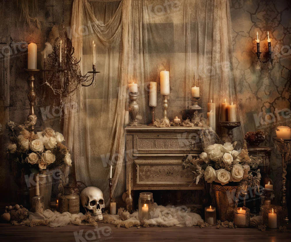 Kate Halloween Retro Spooky Hintergrund von Emetselch - Kate Backdrop.de