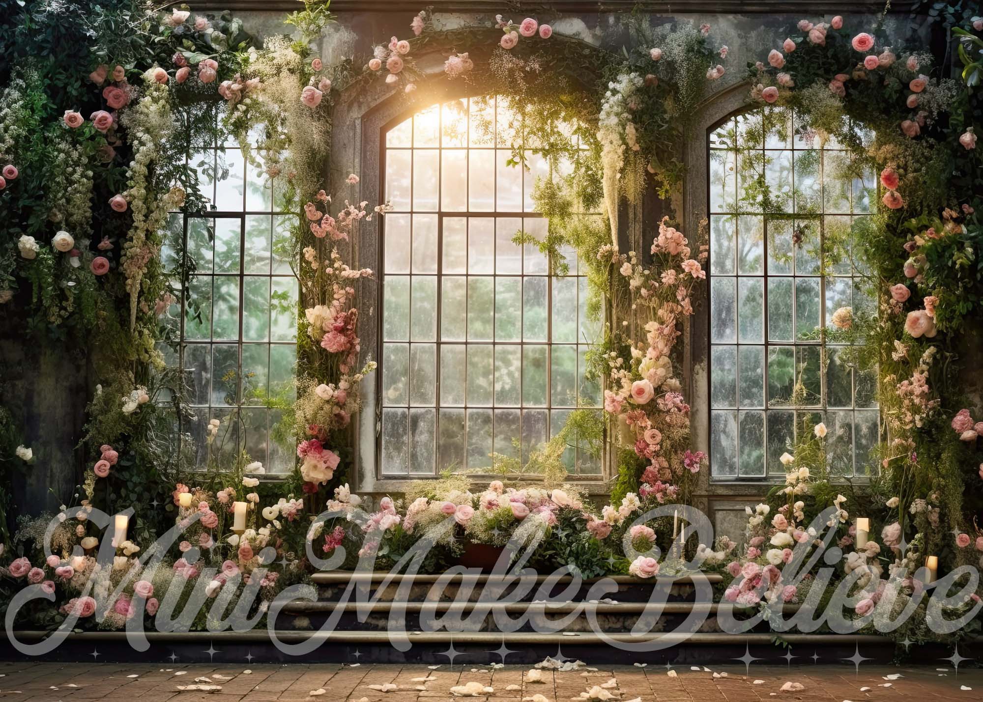 Kate alentine Frühlingshochzeit Romantische Rosen im Arbitrarium Hintergrund von Mini MakeBelieve