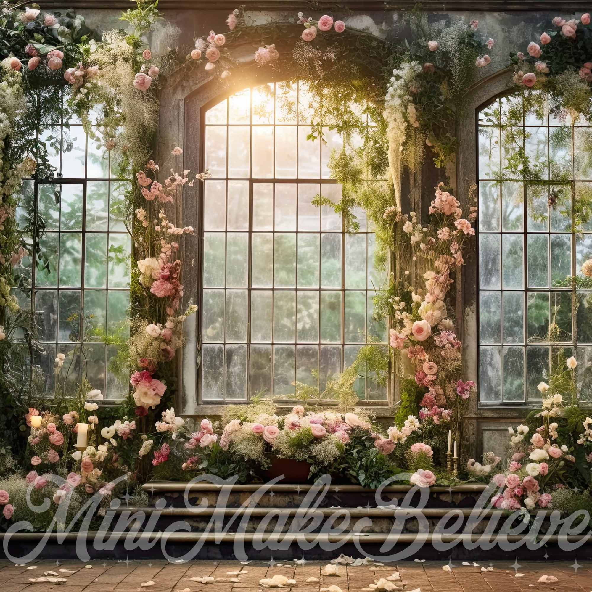 Kate alentine Frühlingshochzeit Romantische Rosen im Arbitrarium Hintergrund von Mini MakeBelieve - Kate Backdrop.de