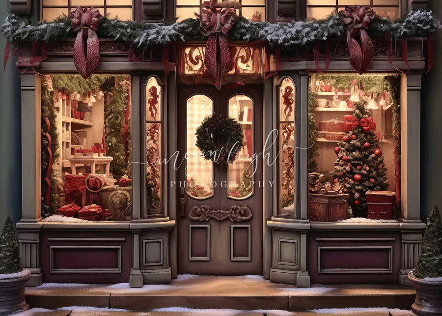 Kate Abendliches Weihnachtsgeschäft Hintergrund von Megan Leigh